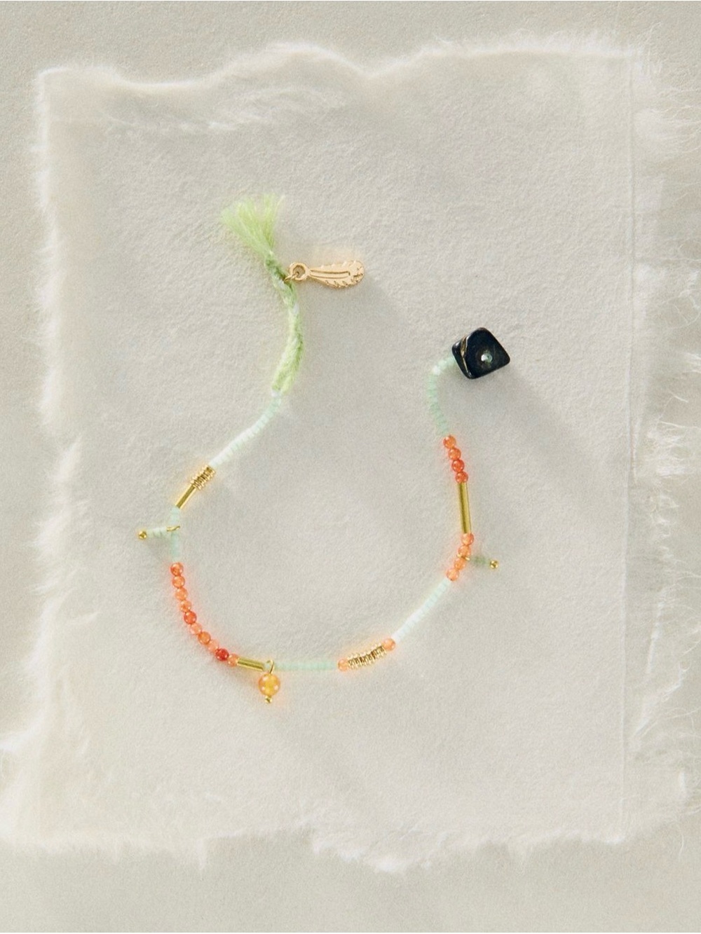 Free People Muse Semi Precious Beaded Bracelet